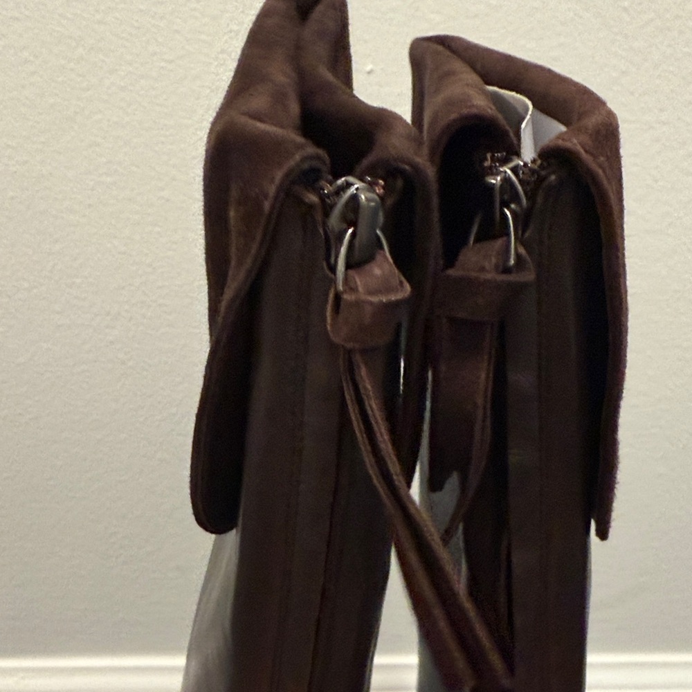 Chic Over The Knee Brown Boots View 2